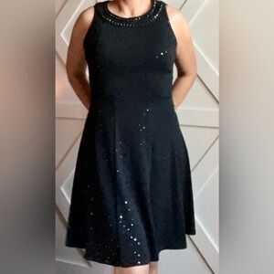 Connected Apparel lovely LBD Sz 6